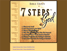 Tablet Screenshot of 7stepstogod.org